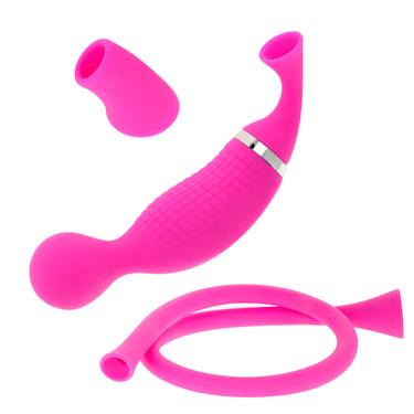 Vibratore di lusso KIRK con aspirazione e vibrazione, stimolazione completa